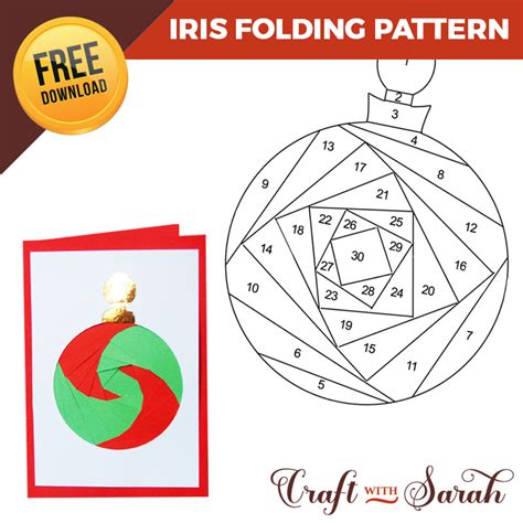 Iris Folding Templates Christmas